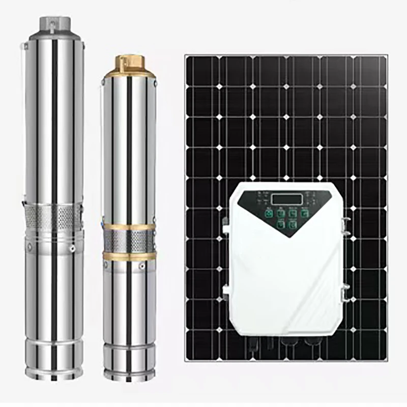 

Hot Sale HOP 48V DC Motor Submersible Water Pump with Impeller Good Flow Screw Pump for Deep Wells Solar Power