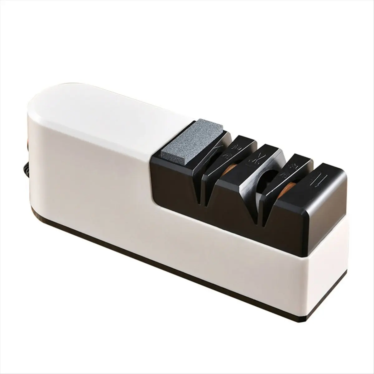 ABGU Electric Knife Sharpener,5 in 1 Knife Sharpening System with Straight Blade, for Rough Sharpening, Repair and Sharpening