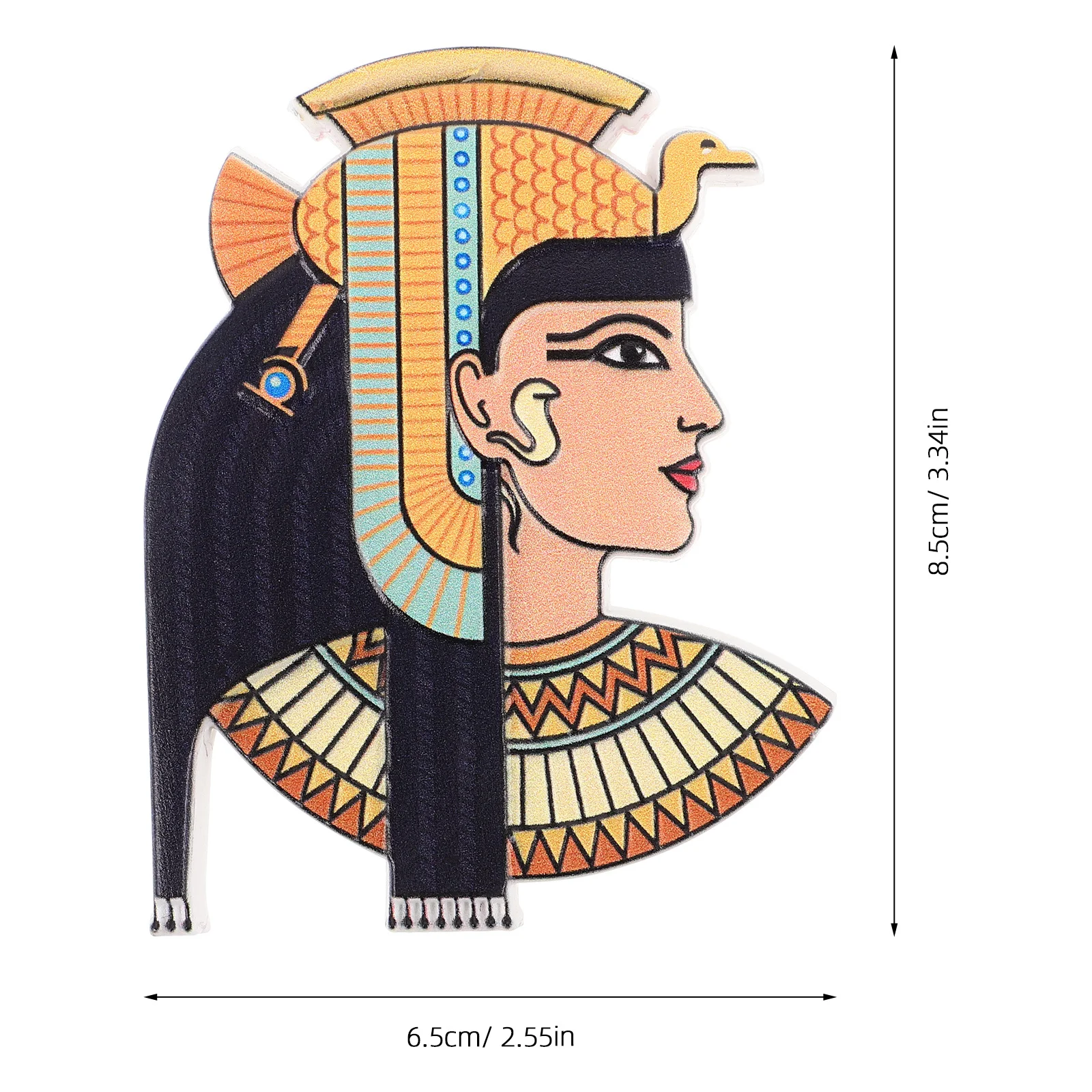 Egyptian Queen Fridge Magnet Souvenir Aesthetic Decorative Resin Craft Home Kitchen Wall Art Travel Keepsake for Metal Surfaces