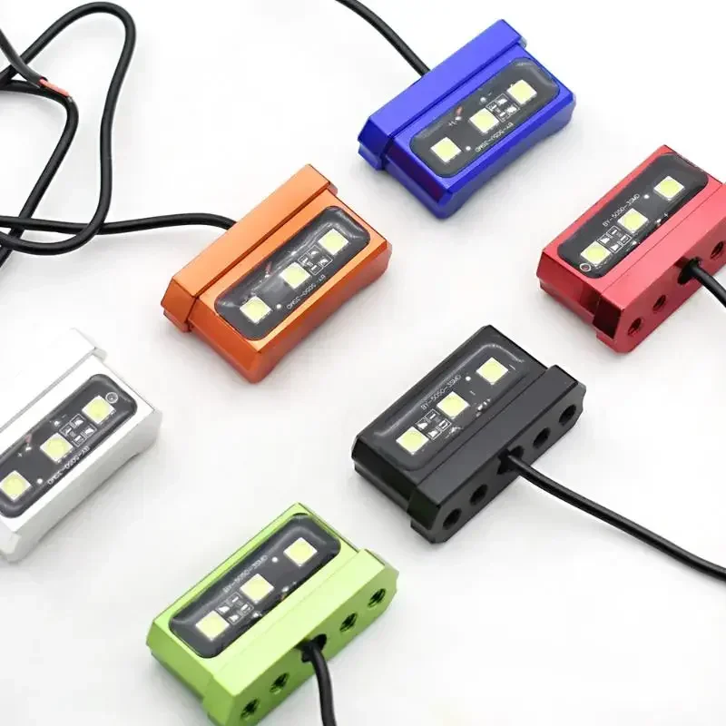

Waterproof Rear Tail Motorbike Light Motorcycle License Plate Light LED Mini 12V CNC Aluminum Alloy For License Plate