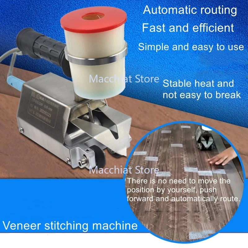 Veneer stitching machine Semi-automatic portable wood stitching  veneer stitching machine veneer  machine