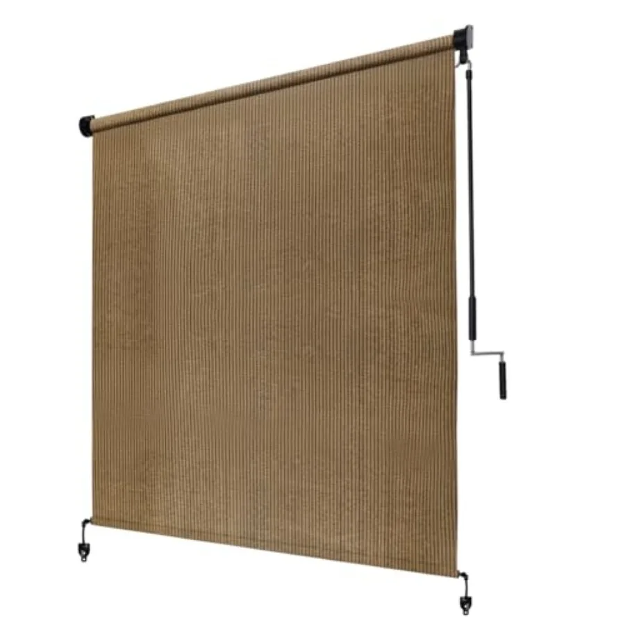 

Уличная рулонная штора 8'x8' Nut CoePatio для перголы, веранды, уличных навесов и патио
