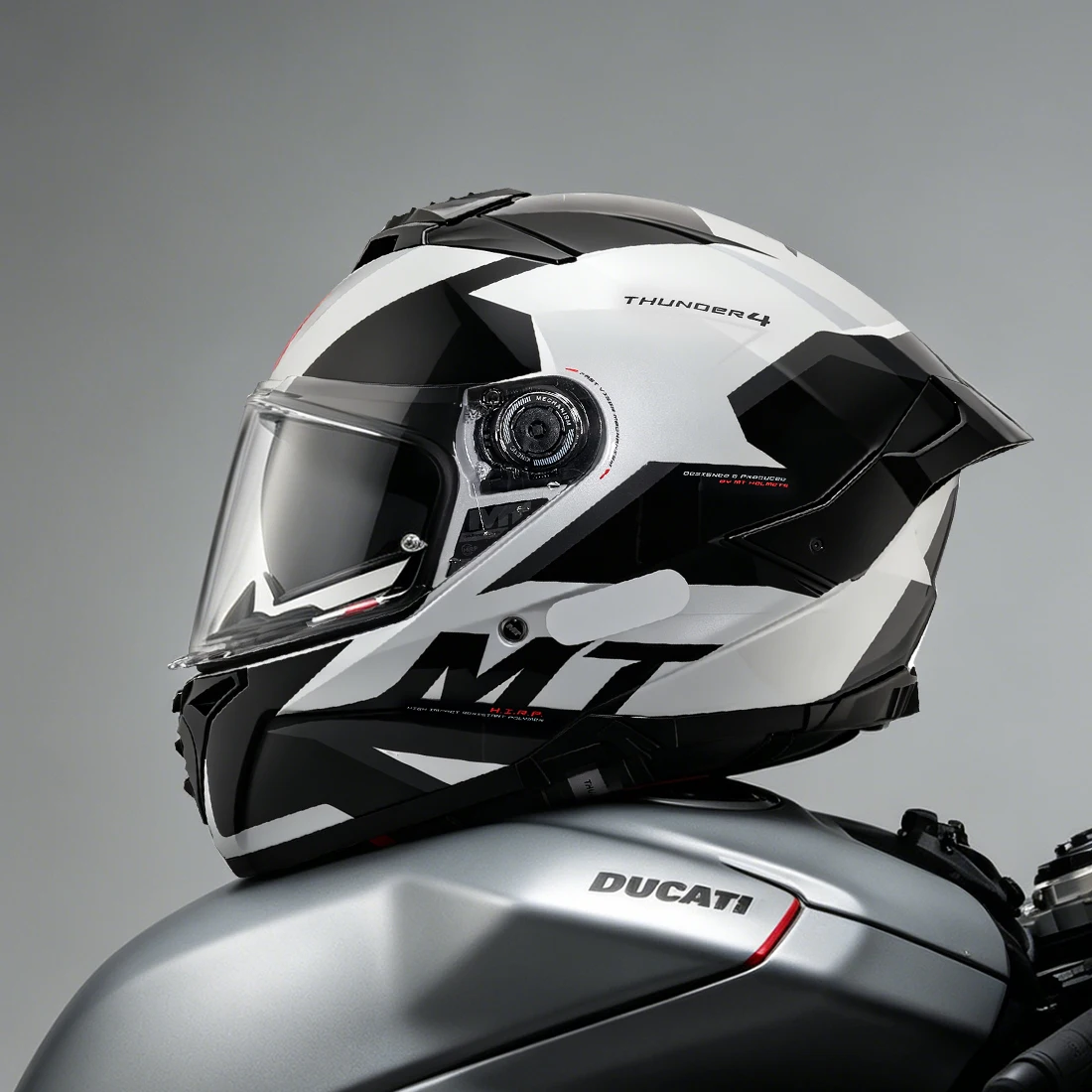 

Original Spain MT Thunder 4 SV Motorcycle Helmet ECE DOT Certification Full Face Double Lens Helmet Men Cascos Para Moto