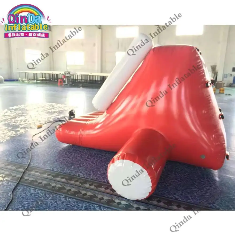 Eisturm aufblasbare Wasserrutsche kleiner Eisberg, Sommerwasserschwimmer aufblasbare Kletterinsel auf dem Pool