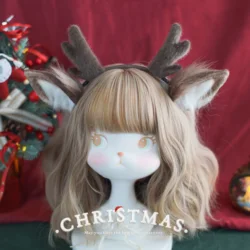 Deer ears hairband LOLITA Accessories Christmas lolita staghorn headdress COSPLAY props Antlers