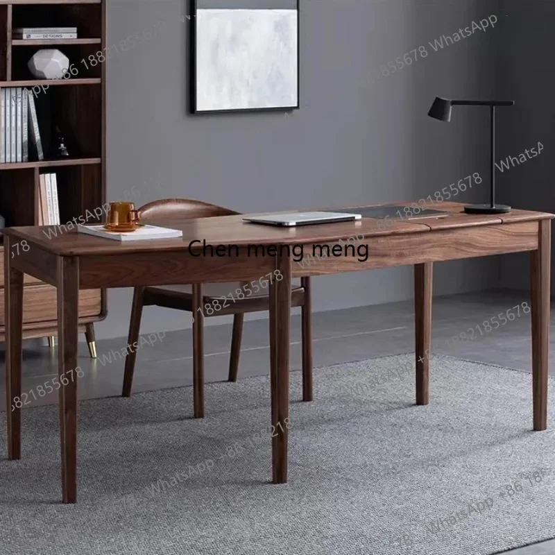 A139 Wooden Organizers Office Desk Computer Minimalist Space Saving Office Desk Study Executive Mesas Escritorio Unique Furnitur
