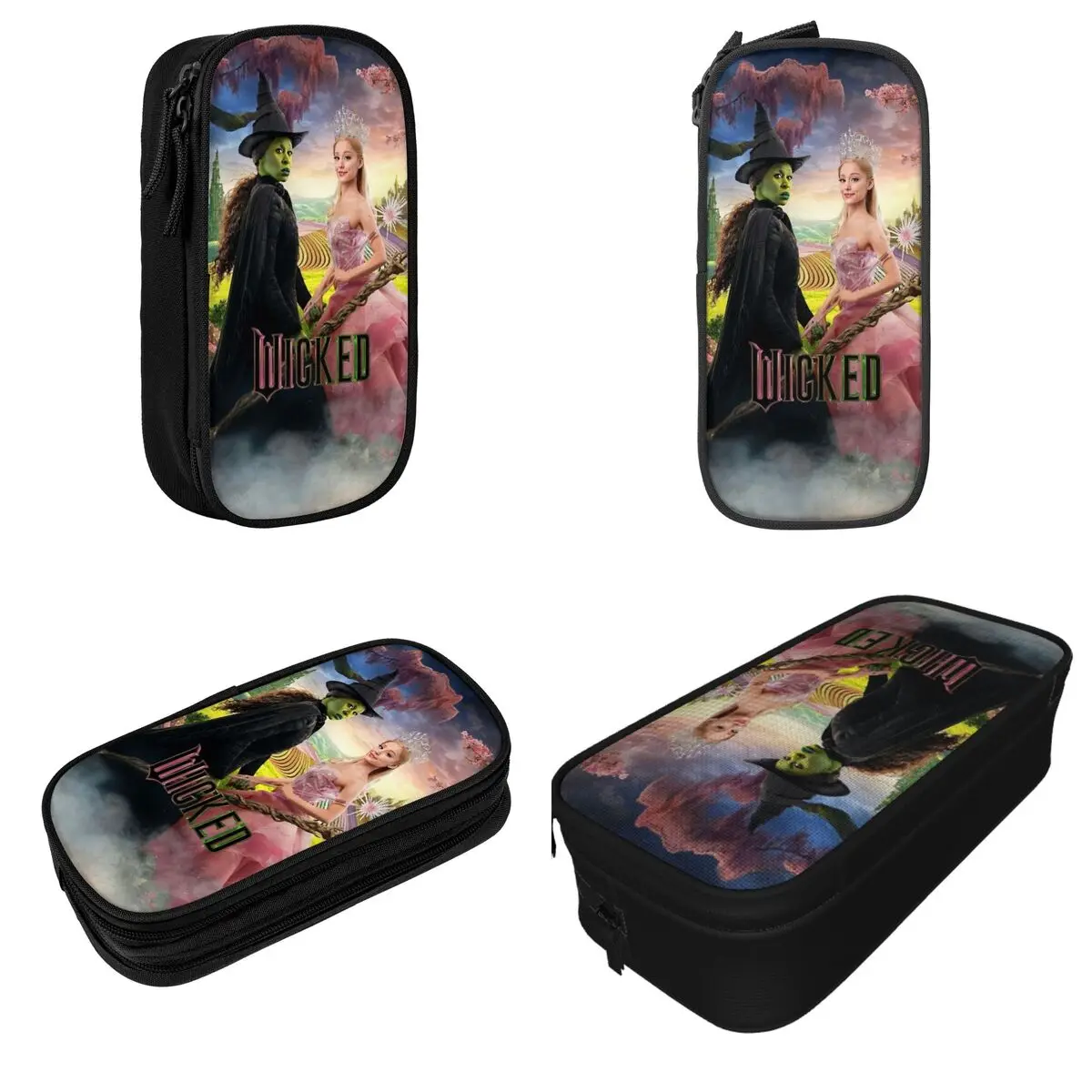 Wicked Movie Glinda и Elphaba Merch Коробка для ручек Косметичка для детей Музыкальный пленочный чехол для ручек Удивительный подарок