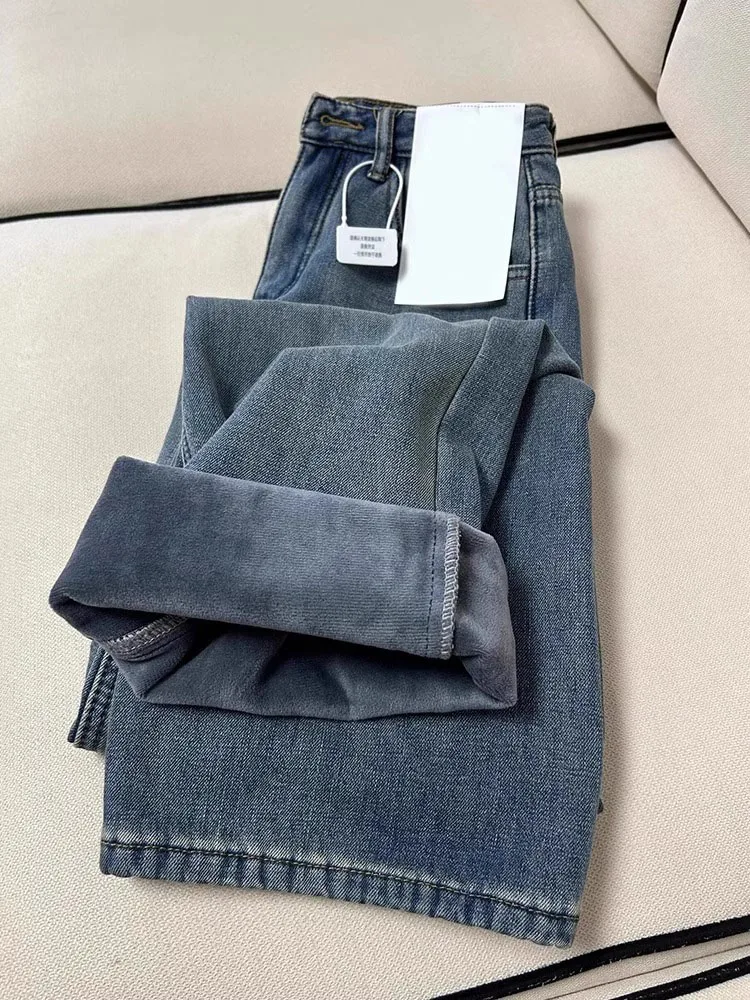루즈핏 와이드 레그 청바지 데님 팬츠 루즈핏 여성용 배형 몸매 데님 팬츠 청바지 데님 바지 와이드 레그 청바지 데님 팬츠