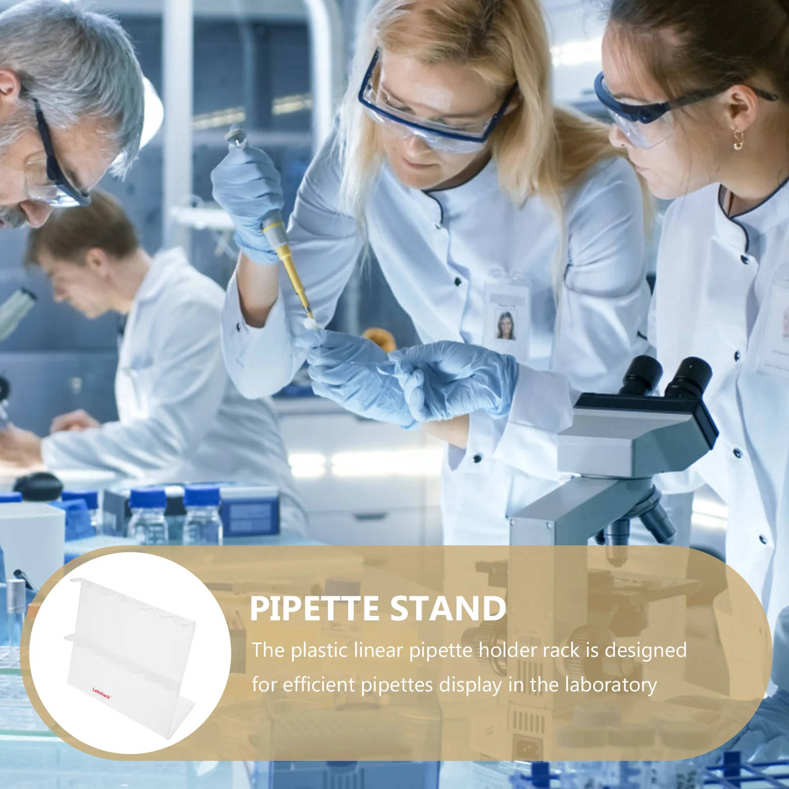 Pipette Rack Experiment Stand Sampling Laboratory Tools Portable Storage Holder Plastic Pipettes