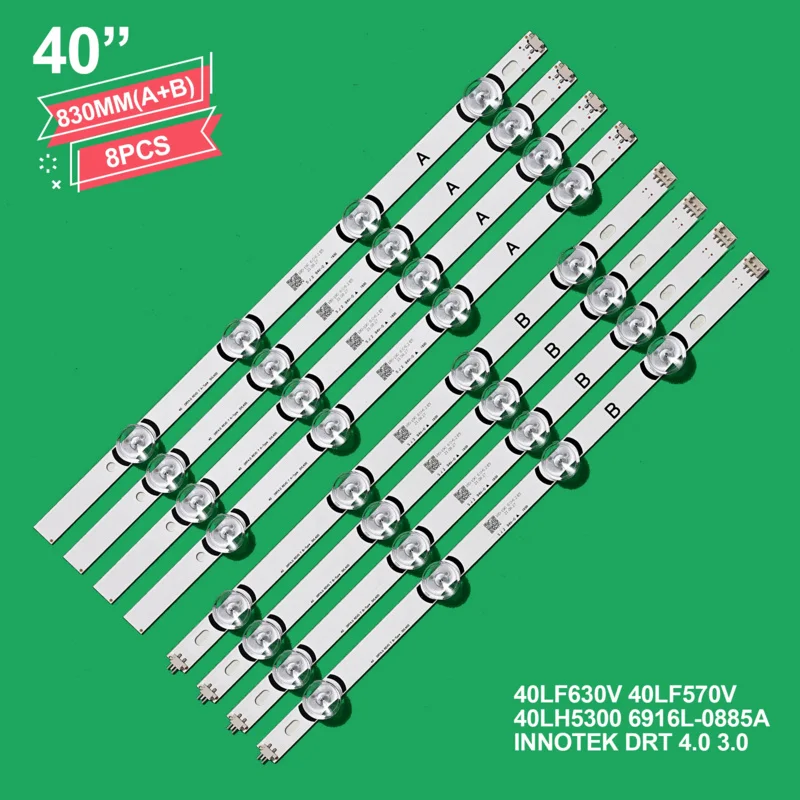LED-Hintergrund beleuchtung für LG 40 lf630V 40 lf570v 40 lh5300 6916l-0885a 40 lx560h 40 lh5700 40 lf6300 40 lf634v 40 lf631v 40 lf6350 40 lf575