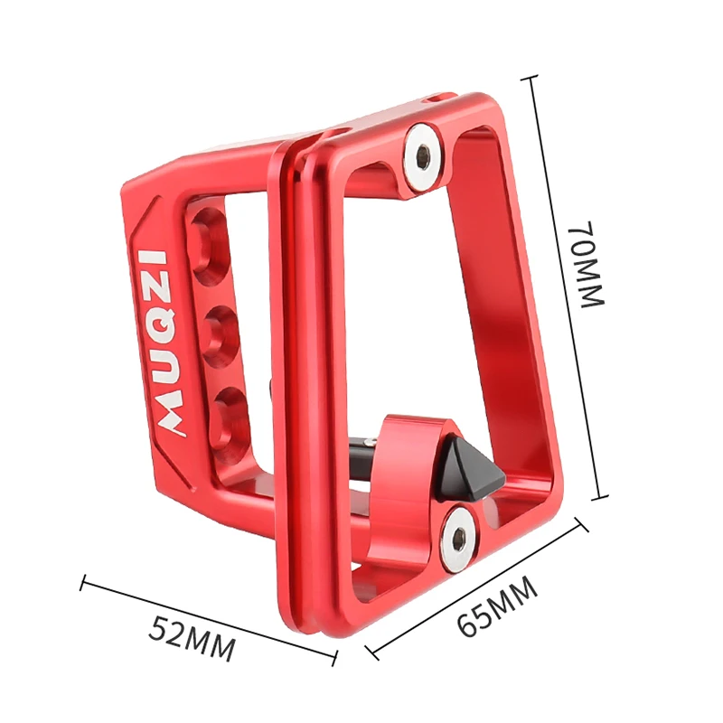 MUQZI Bike Front Carrier Block for Brompton Dahon Folding Bicycle 3 Hole Aluminum Alloy Carrier Bag Mount Holder Adapter Bracket