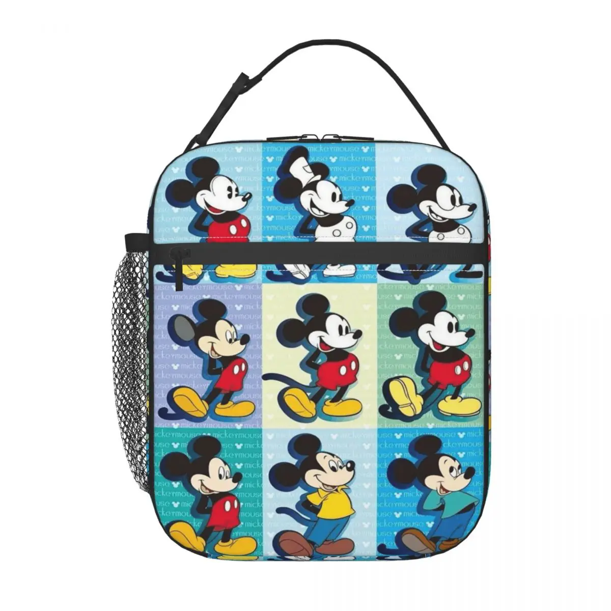

Mickey Mouse Manga Thermal Insulated Lunch Bag Women Portable Lunch Container for Outdoor Camping Travel Multifunction Food Box