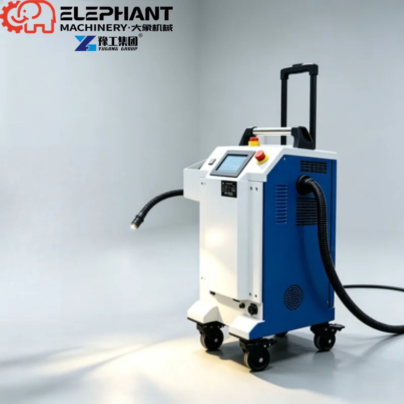Mini Fiber Pulse Laser Cleaning Machine Handheld Portable 2 Years Warranty For Metal Stone Wood Paint Rust Stripping