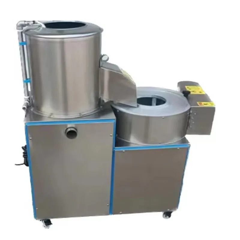 

High Capacity Sweet Potato Peeling Machine Taro Cleaning And Cutting Machine Potato Slicer