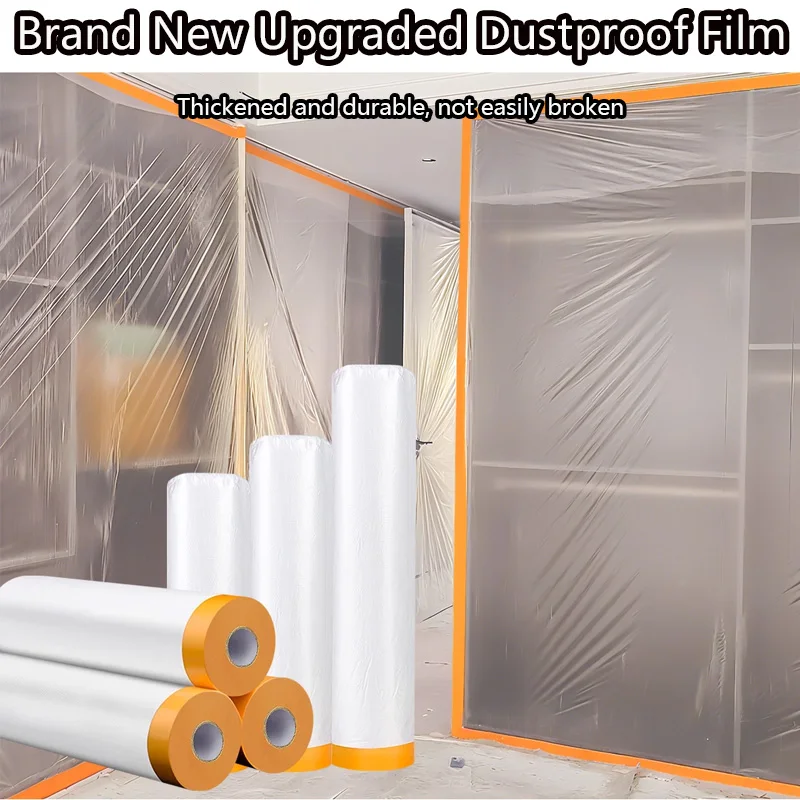 Dustproof cover for dormitories, dustproof cloth to protect furniture, disposable plastic sheet for renovation, full-coverage ho