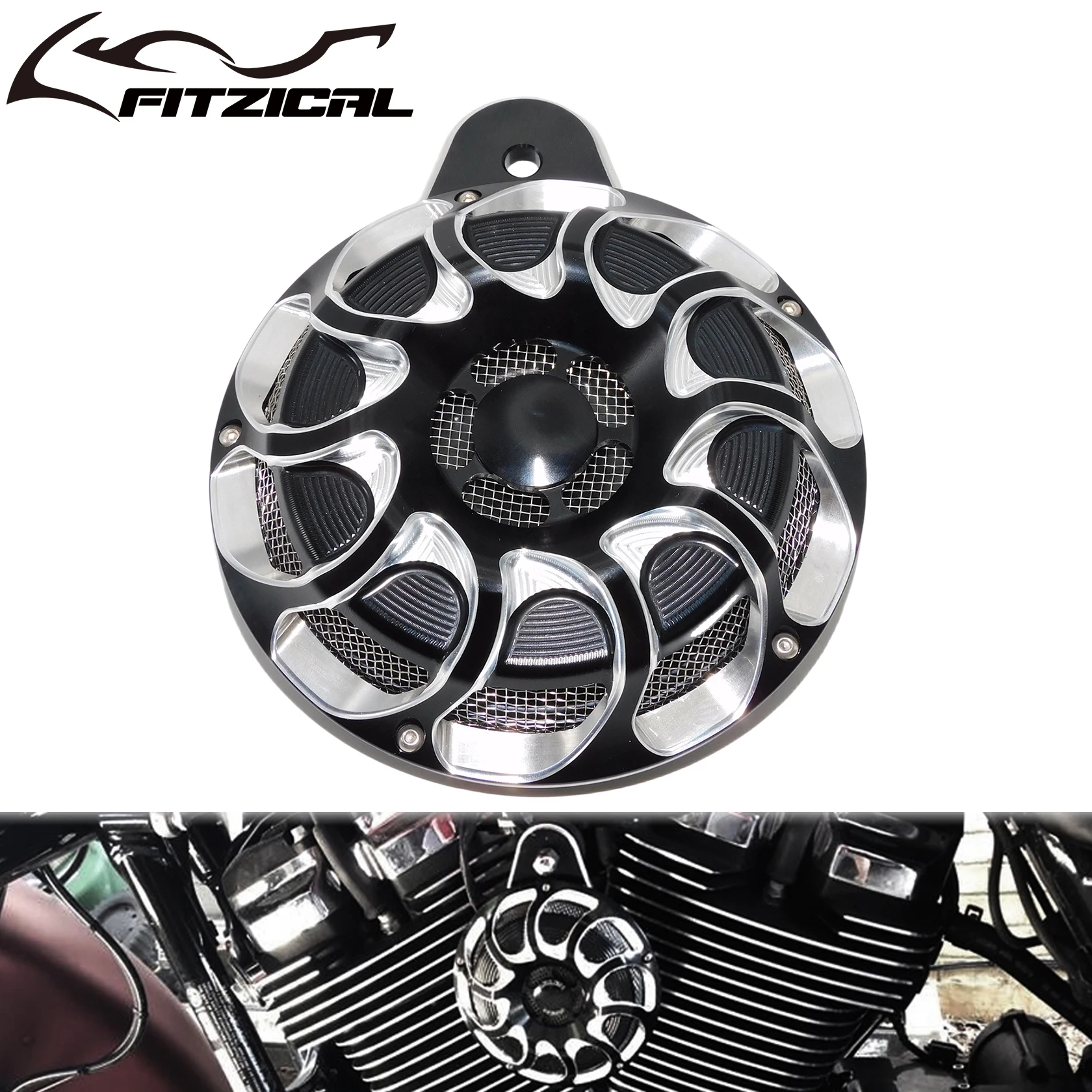 Motorcycle Horn Speaker Cover Assembly Aluminum For Harley Touring Street Road Glide Big Twin 1991-2017 Sportster XL 2007-2018