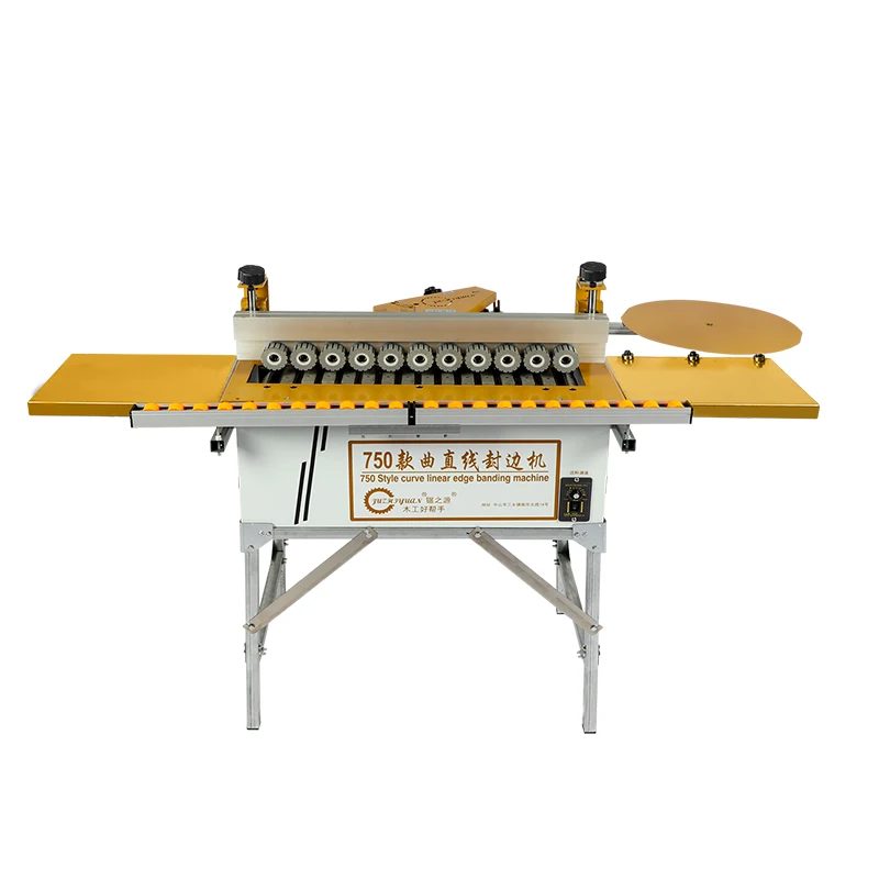 

Factory Direct Sales Small Semi Automatic Edge Banding Machines 750 Automatic Curved Linear Edge Banding Machine