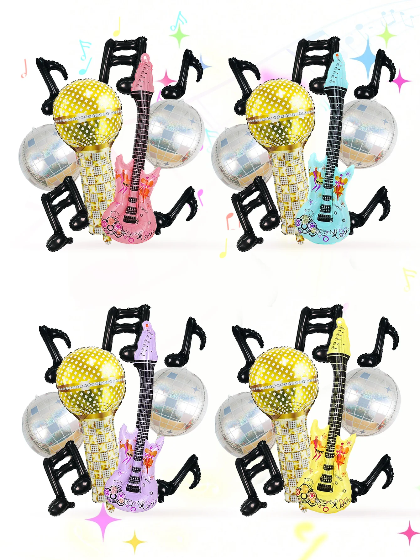 9Pcs Music-Themed P…