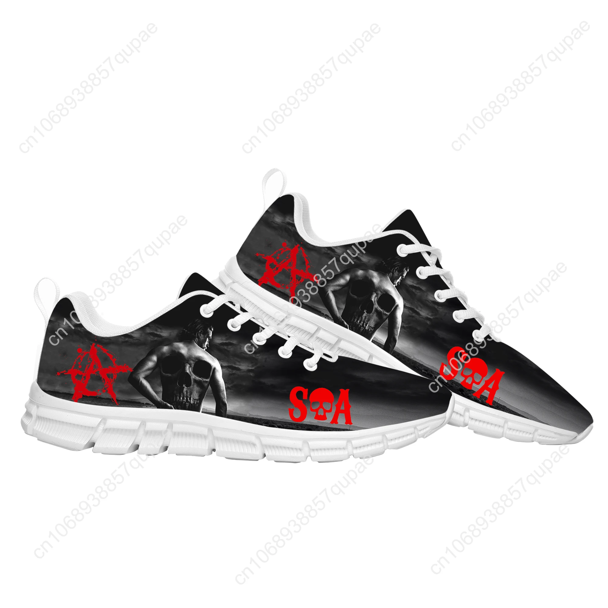 

Sons Of Anarchy SOA Sports Shoes Mens Womens Teenager Sneakers Lightweight Fashion Casual Hiking Sneaker Custom Built Shoes