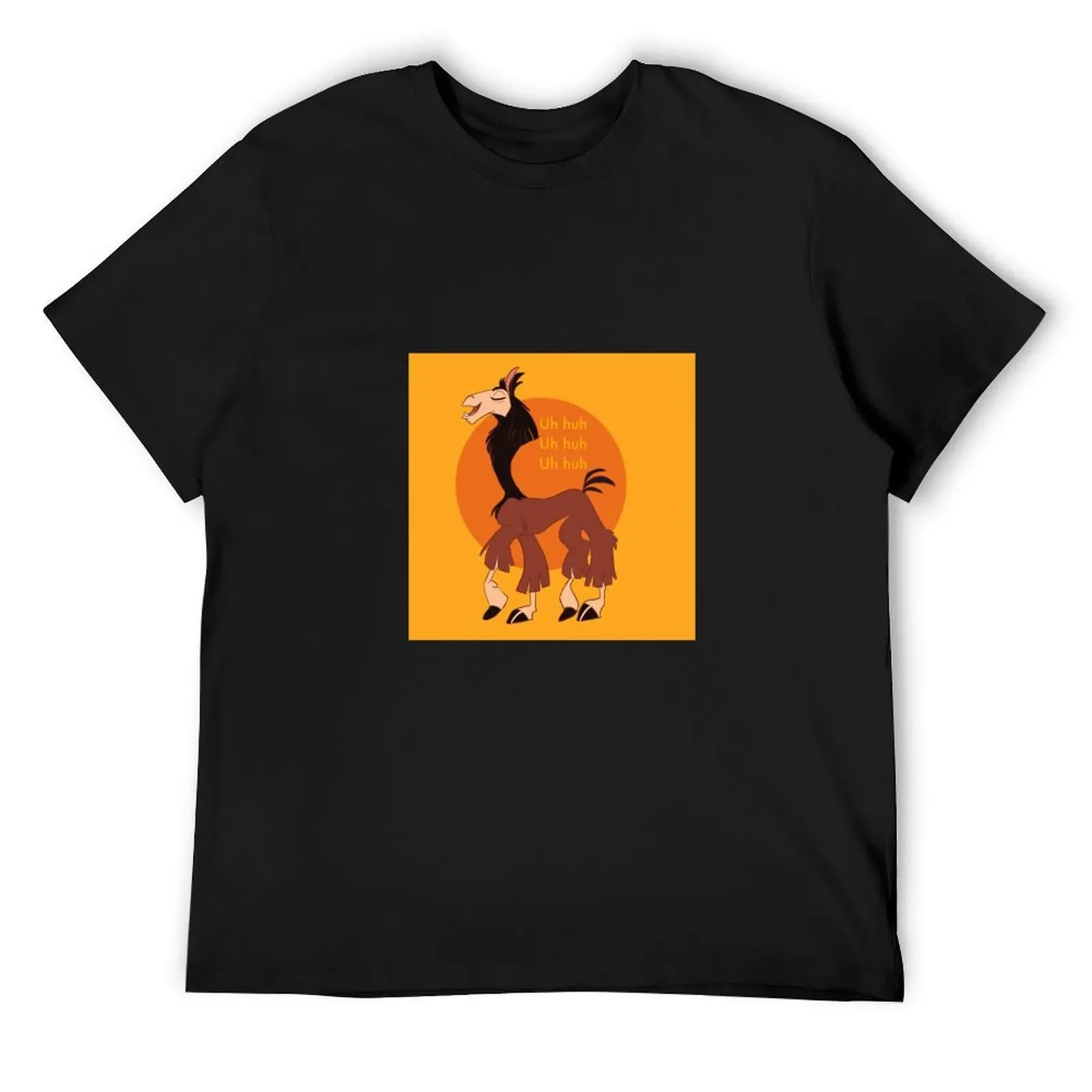 

Kuzco- uh huh uh huh uh huh T-Shirt blacks plus size tops mens fashion