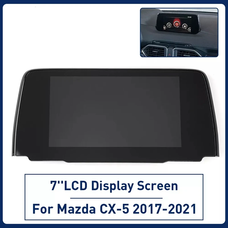 Radio de navegación para Mazda CX-5, pantalla táctil LCD de 7 pulgadas, ensamblaje K123611J0A TM070RDHP05, reemplazo de A1P72N642U026, 17-21