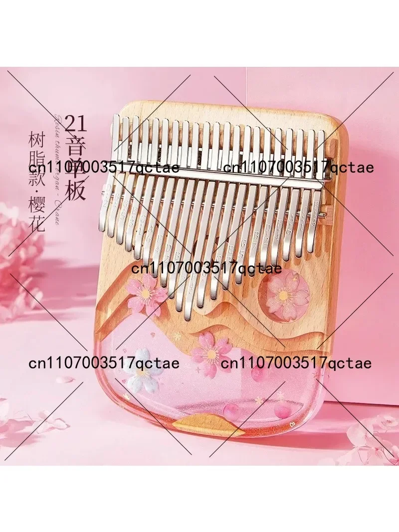 21 Tone Acrylic Kalimba Transparent Crystal Finger Piano Portable Thumb Piano Musical Instrument