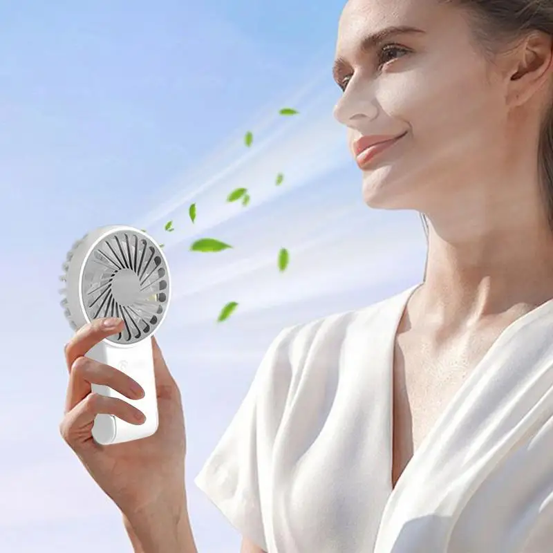 Personal Fan Lash Fan Dryer For Eyelash Extensions With Foldable Stand 3 Speeds Adjustable Battery-Powered Air Circulator For