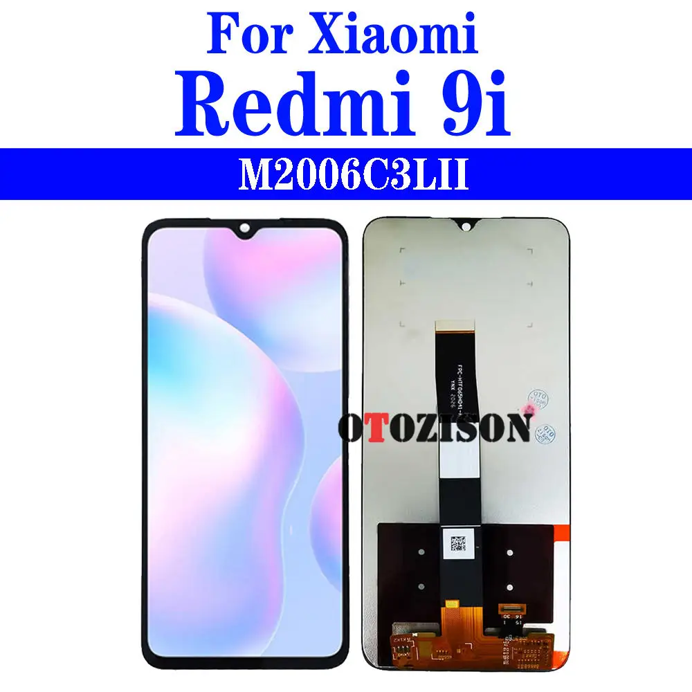 ЖК-дисплей 6,53 дюйма для Xiaomi Redmi 9i M2006C3LII, сенсорный экран, дигитайзер, датчик в сборе, замена для Redmi 9i, запчасти для телефонов