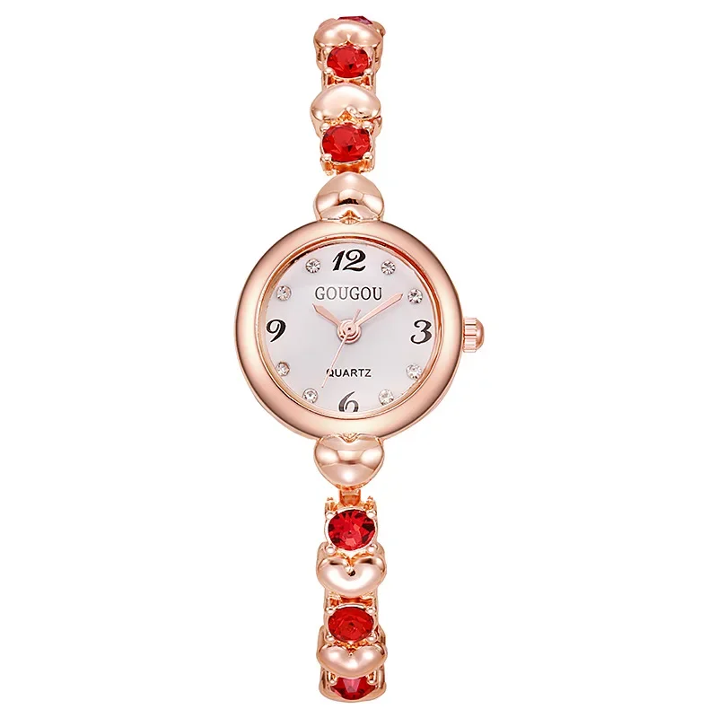 Female Bracelet Orologio Diamond Mini Dial Wristwatch Elegant Watch for Women Quartz Watches Gold Sliver Metal Band Ladies Reloj