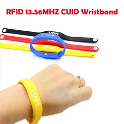 3pcs RFID Smart NFC Chip CUID Waterproof Wristband Bracelet 13.56MHZ Rewritable Label IC Badge Copy Sector Can Change The Badge