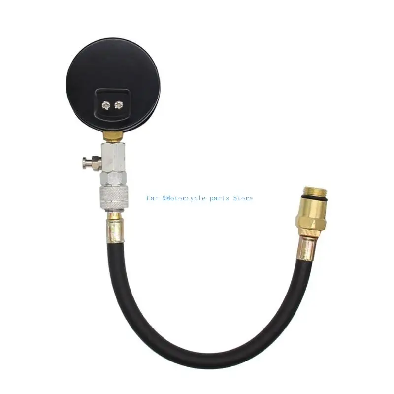 

Y9UC Car Engine Compression Tester Auto Petrol Gas Engine Cylinder Automobile Pressure Gauge Diagnostic with Adapter
