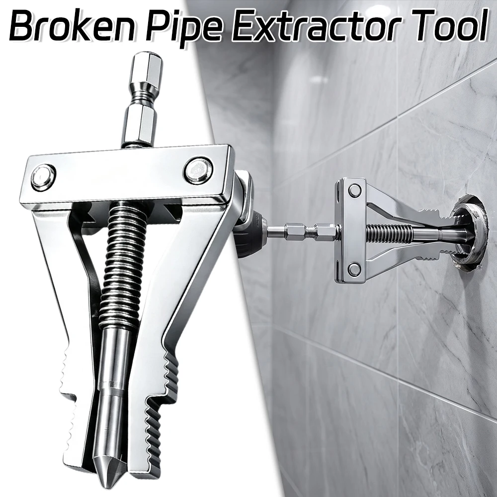 2 Jaw Internal Puller Extractor Tool Faucet Fitting Remover Drain Strainer Removal Tool Stuck Insert Puller Plumbing Rep