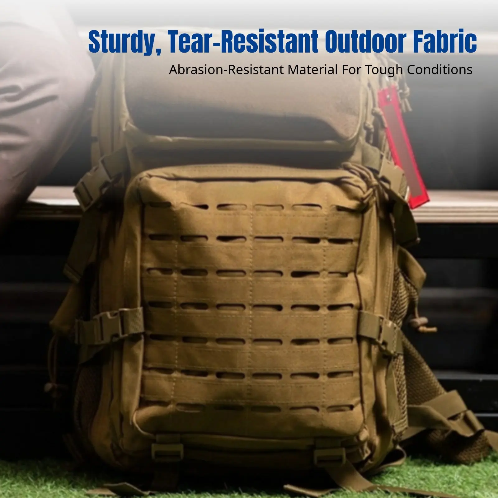 Picture 5: Outdoor Backpack, Waterproof Oxford, MOLLE System, Multi-Compartment, Unisex, Mountaineering