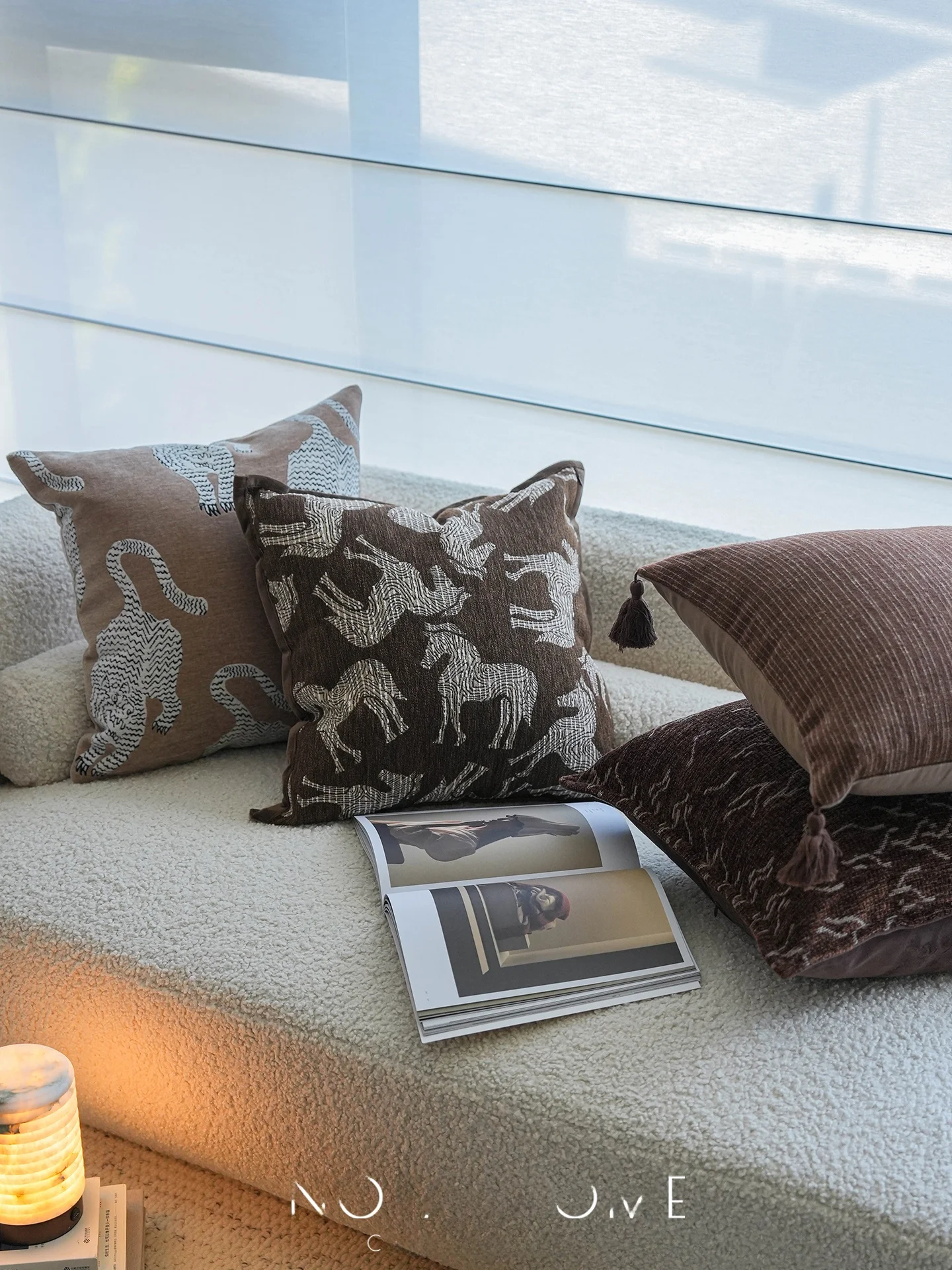 Nordic Style Brown Leather Pillowcase Luxury Sofa Cushion Soft Home Decorative Pillow New Home Essential Square Pillow Case