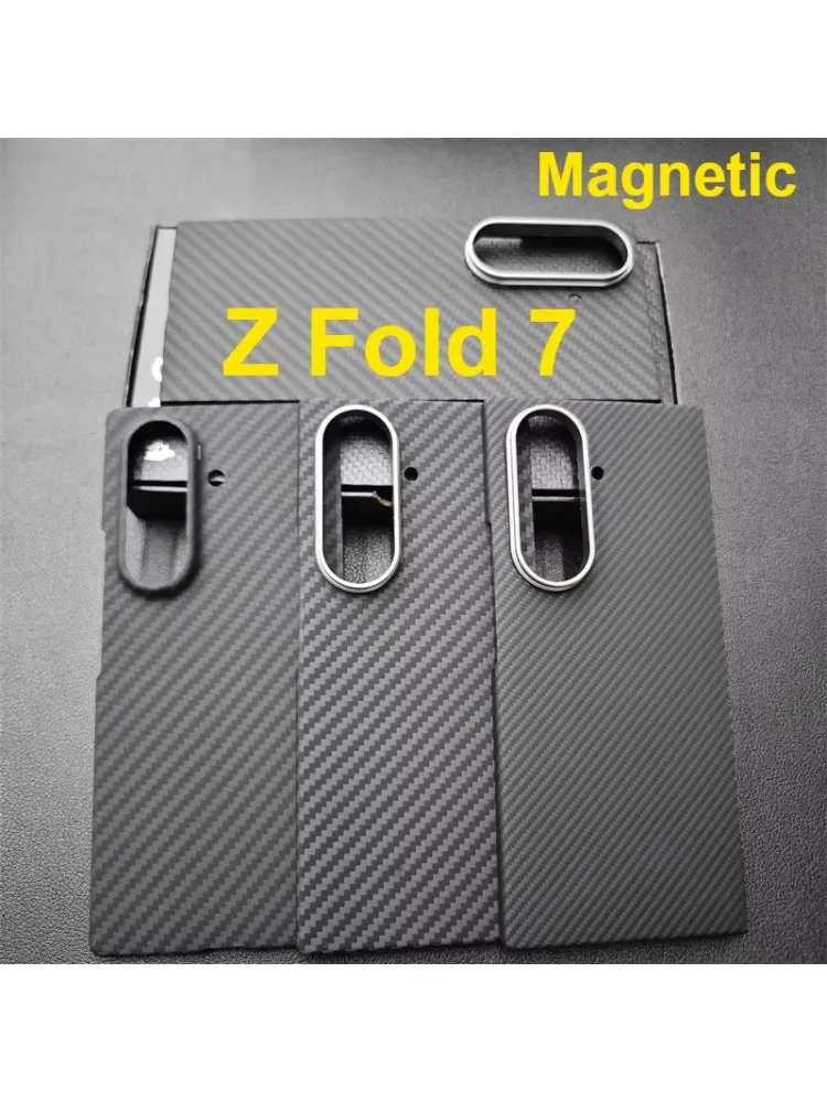 Etui magnetyczne z aramidu do Samsung Galaxy Z Fold 7 Pokrowiec z włókna węglowego do etui Magsafe Akcesoria do telefonów komórkowych — zdjęcie produktu 7