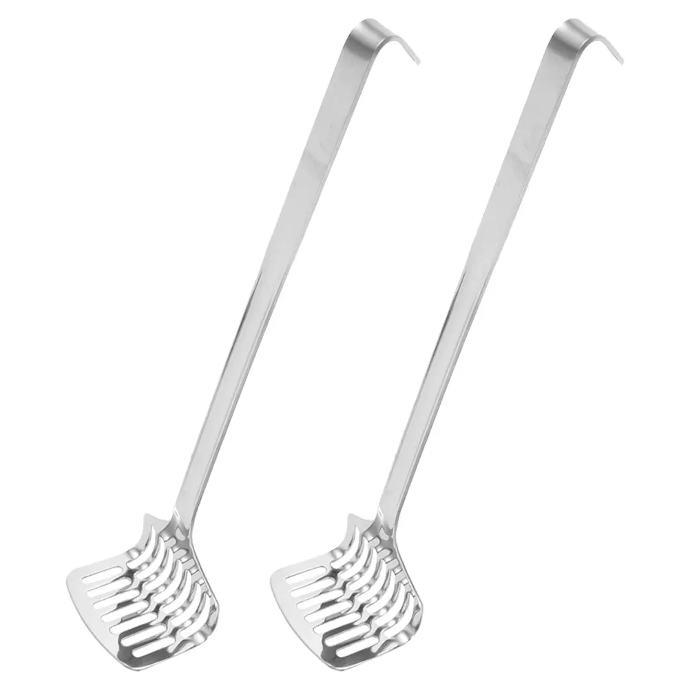 

2 pcs Stainless Steel Potato Masher Long Handle Heavy Duty Manual Tool For Mashing Potatoes Vegetables Fruit Kitchen Utensil
