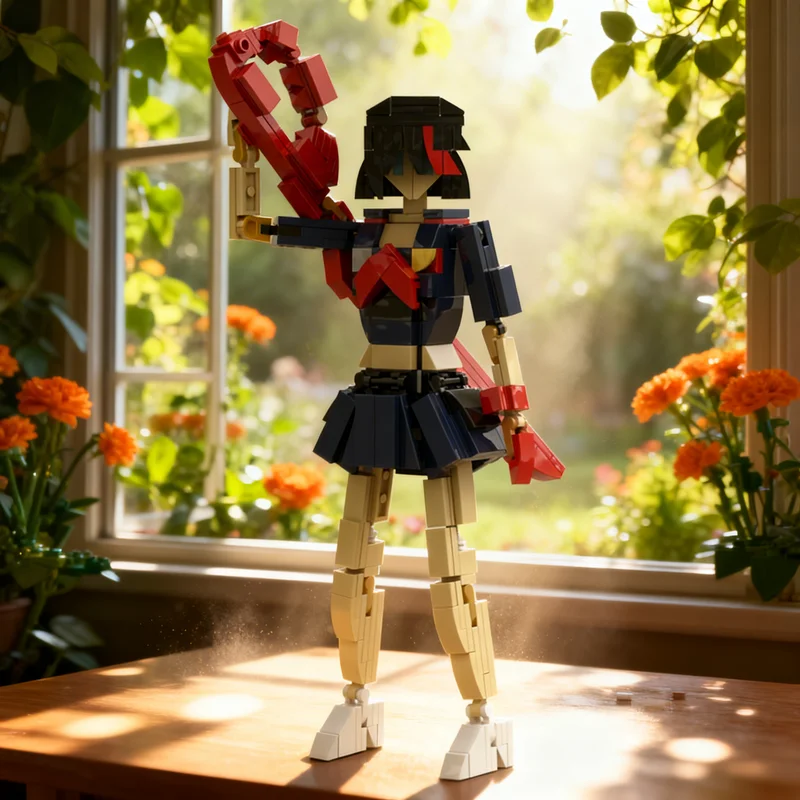 

308pcs MOC Ryuko Matoi Ideas CUUSOO Model Building Blocks Construction Christmas Gifts Toy Creative DIY Idea Kids Architecture