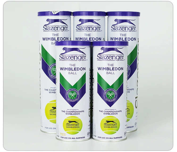 Slazenger Canned Tennis Cups Competition Tennis Wimbledon Professional Balls 3 Pcs Schlesinger 3 Pcs/tube