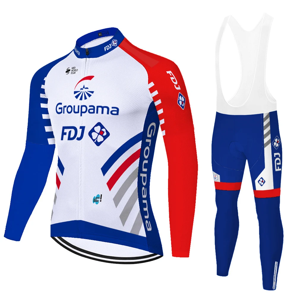 New Summer Spring 2024 FDJ conjunto ciclismo masculino cycling jersey abbigliamento mtb velo homme 자전거옷 자전거의류 אופניים kit bike