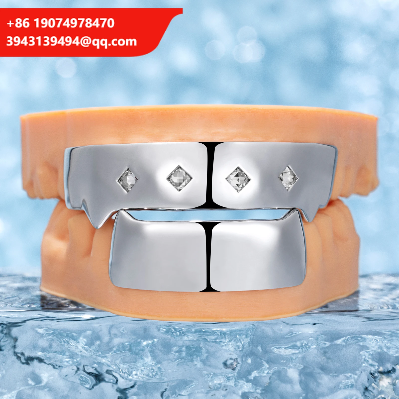 

Kanye West Inspired 925 Silver 10K 14K 18K Gold Moissanite Hip-Hop Rapper Fashion Grills Fine Jewelry With Stylish Teeth Design