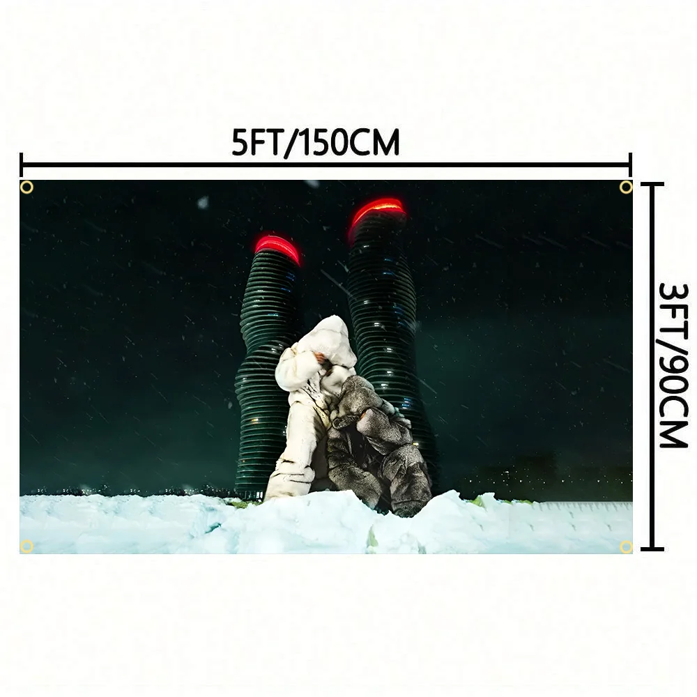 90X150 سنتيمتر $ome $exy $ongs 4 U D-Drake PARTYNEXTDOOR موسيقى الورك البوب العلم نسيج الجدار الشنق غرفة نوم بار ديكور الغرفة الجمالية