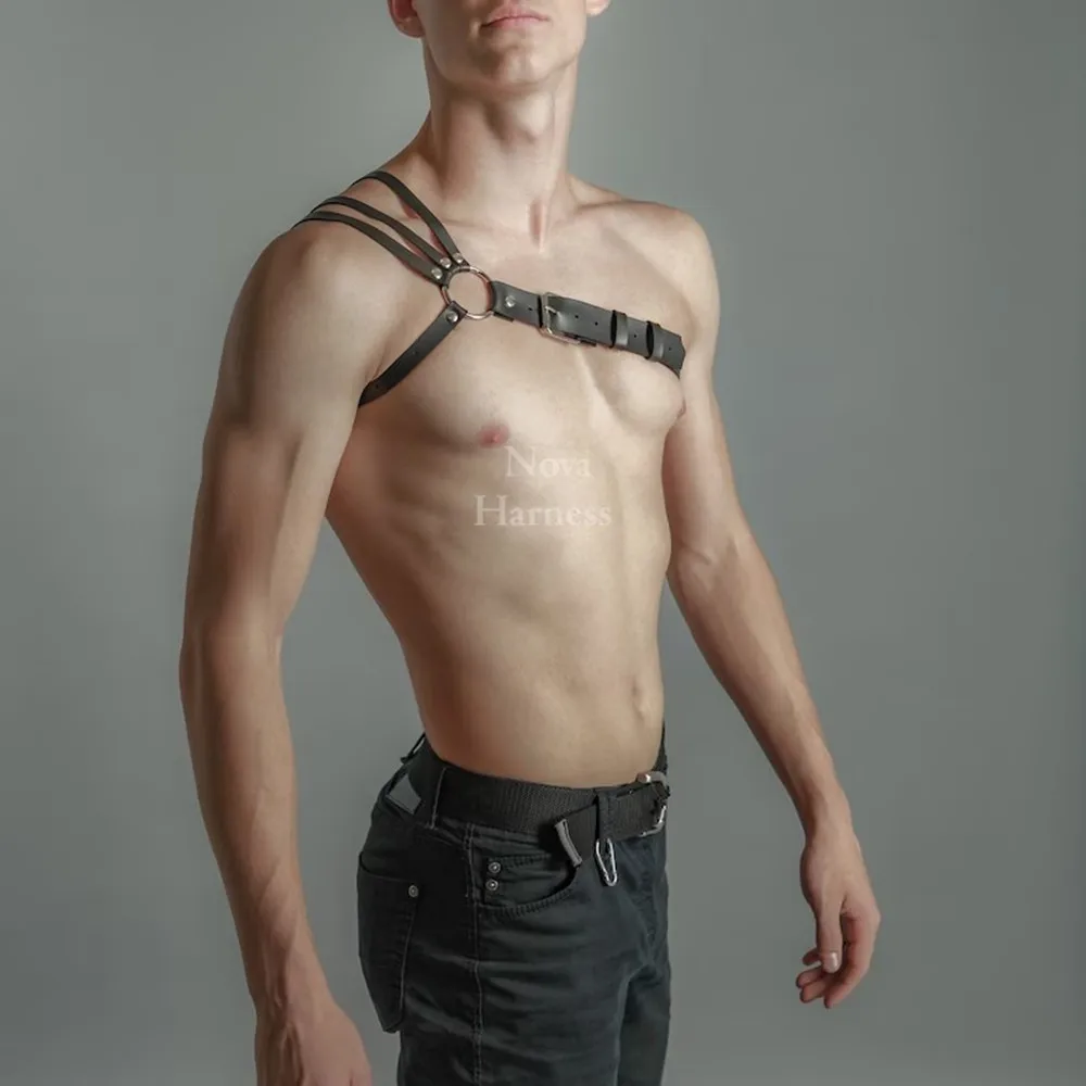 

Gay Rave Harness Fetish Gay Clothing Belts BDSM Men Harness Accessories Male Punk Rave Party Clubwear Sex Toys For Men Lingerie