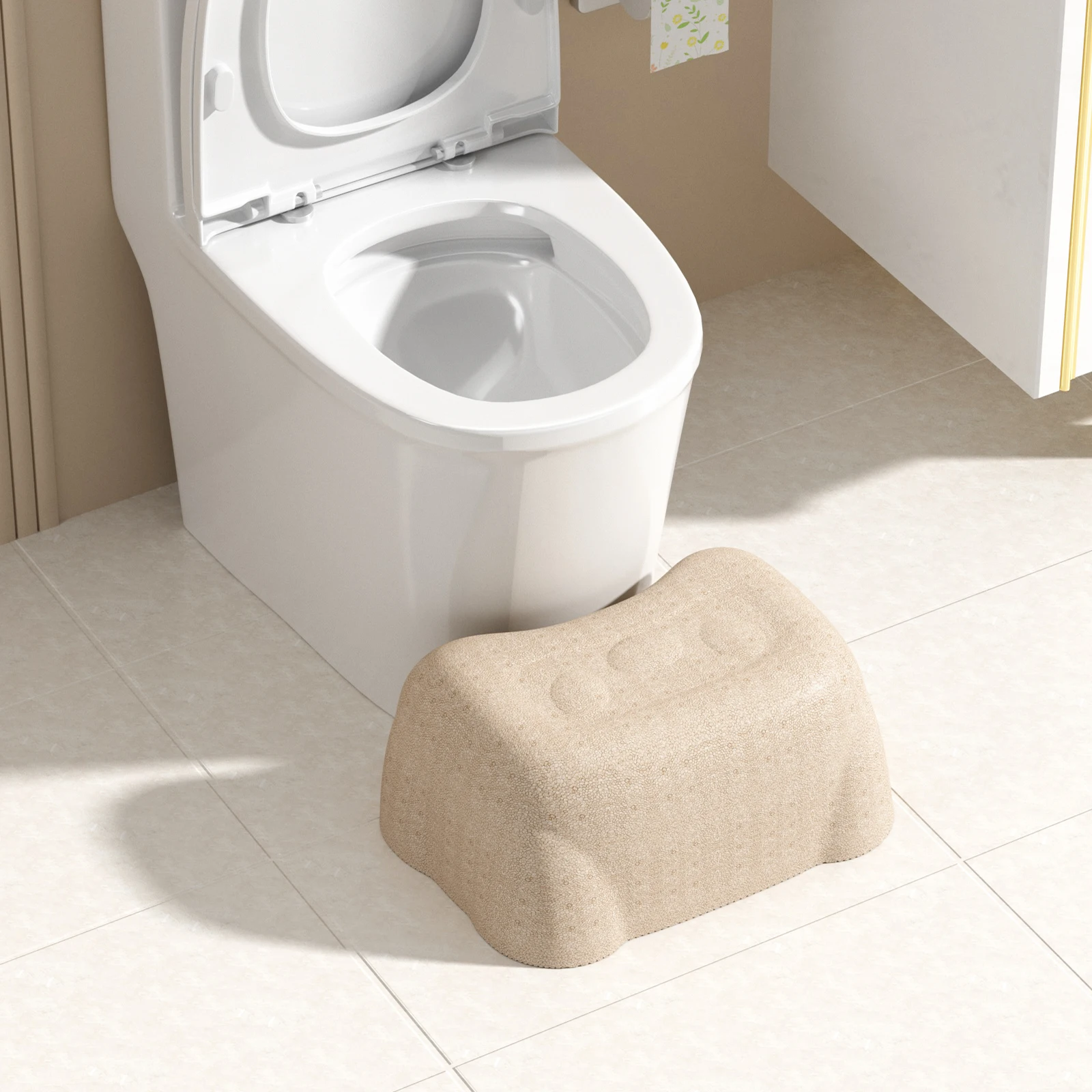 Bathroom stool Toilet footstool Toilet footstool Toilet footstool Foot pedal multifunctional children's stool