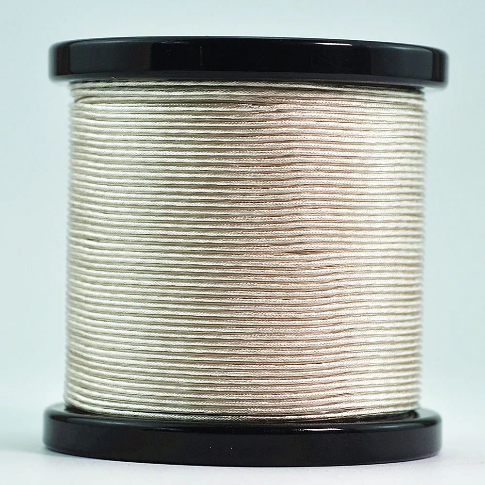 

Bandung Frozen Edition OCC 7N Single Crystal Copper Silver Plated 26awg Multi Core Earphone Fever Wire Soft Skin