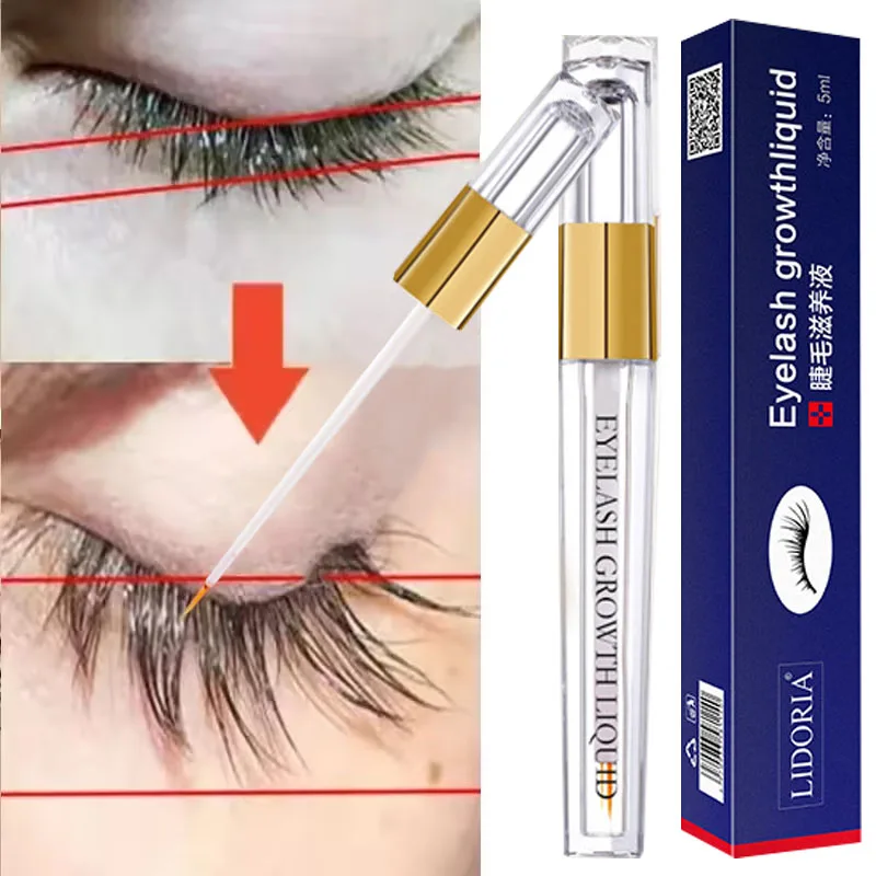 Soro de crescimento rápido de cílios, 5 dias, intensificador de cílios naturais, tratamento de cílios mais grossos, novos produtos, cuidados com os olhos, maquiagem