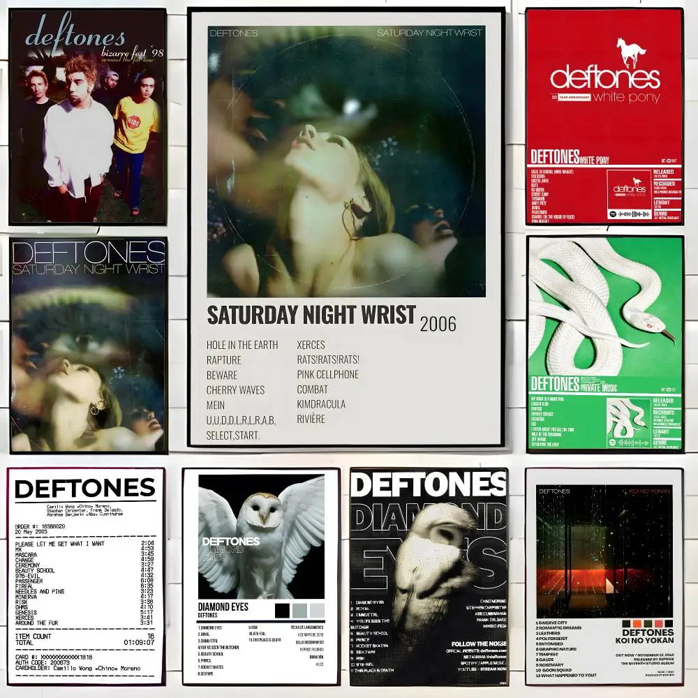 Dreamy Band D-Deftones Album Poster Wall Art Print Decorative Mural Home Decor Gift Unframed