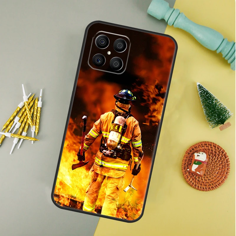 حافظة رجال الإطفاء Heroes لهاتف Honor 200 Pro 50 70 90 X8a X9a X9 X8b X9c X9b Honor Magic 7 Lite 5 6 Pro