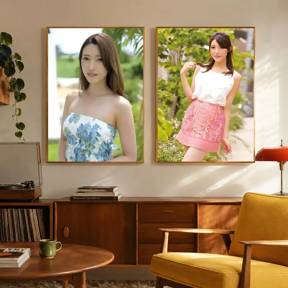 Voice Actress Kana Morisawa Poster Digital Solvent Print Waterproof PP Fade-Resistant Wall Art Room Decor Gift
