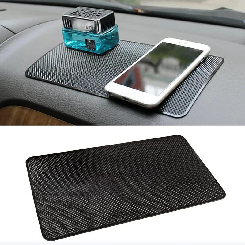 HOT Car Dashboard Anti-Slip Rubber Pad Universal Non-Slip PVC Mat Magic Dashboard Sticky Adhesive Mat for Phones Sunglasses Keys