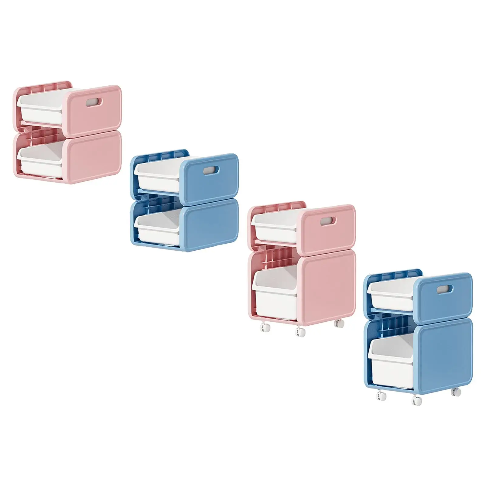 Under Desk Storage Box Organization Organizer Box for Office Pantry Kitchen